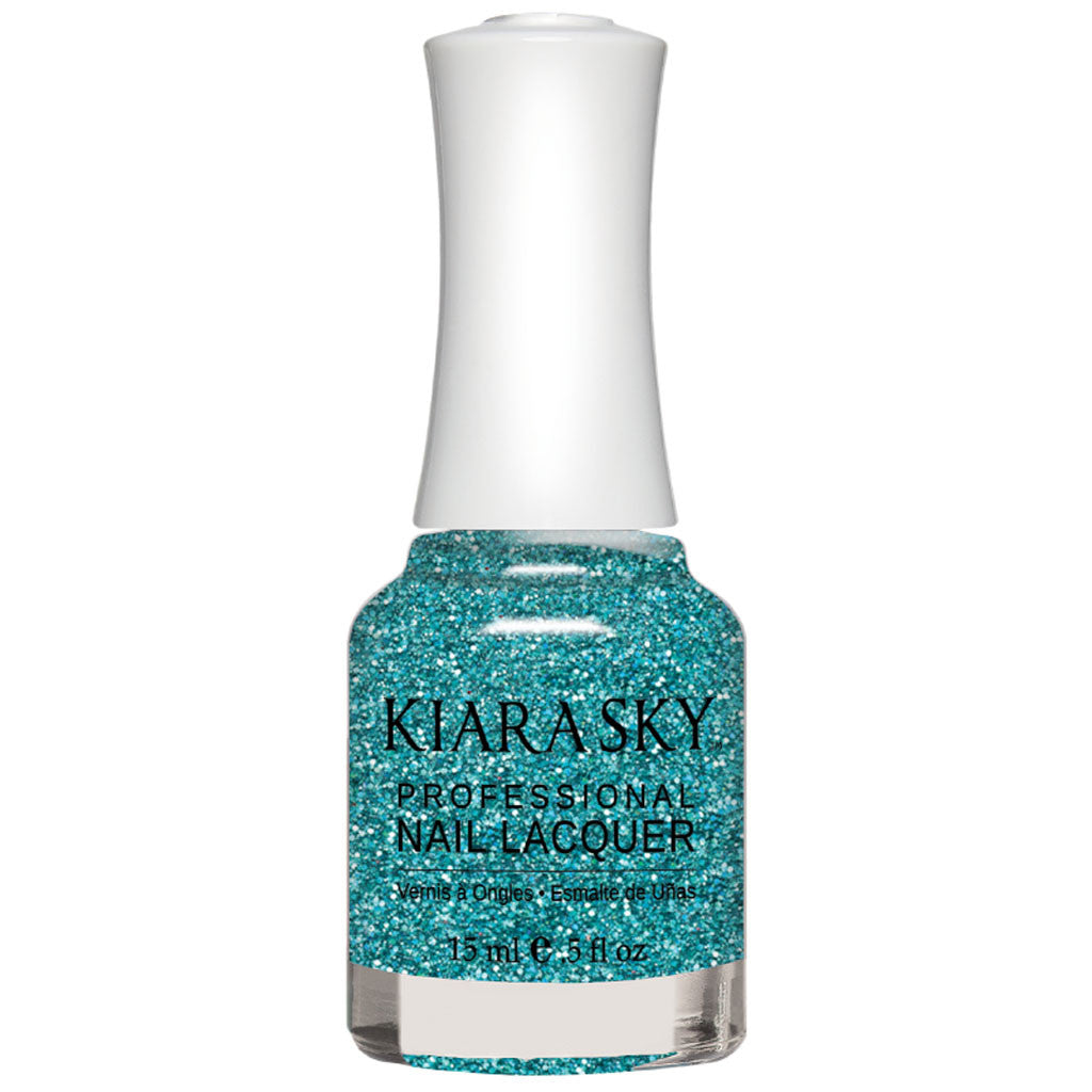Nail Lacquer - N5075 Cosmic Blue Diamond Nail Supplies