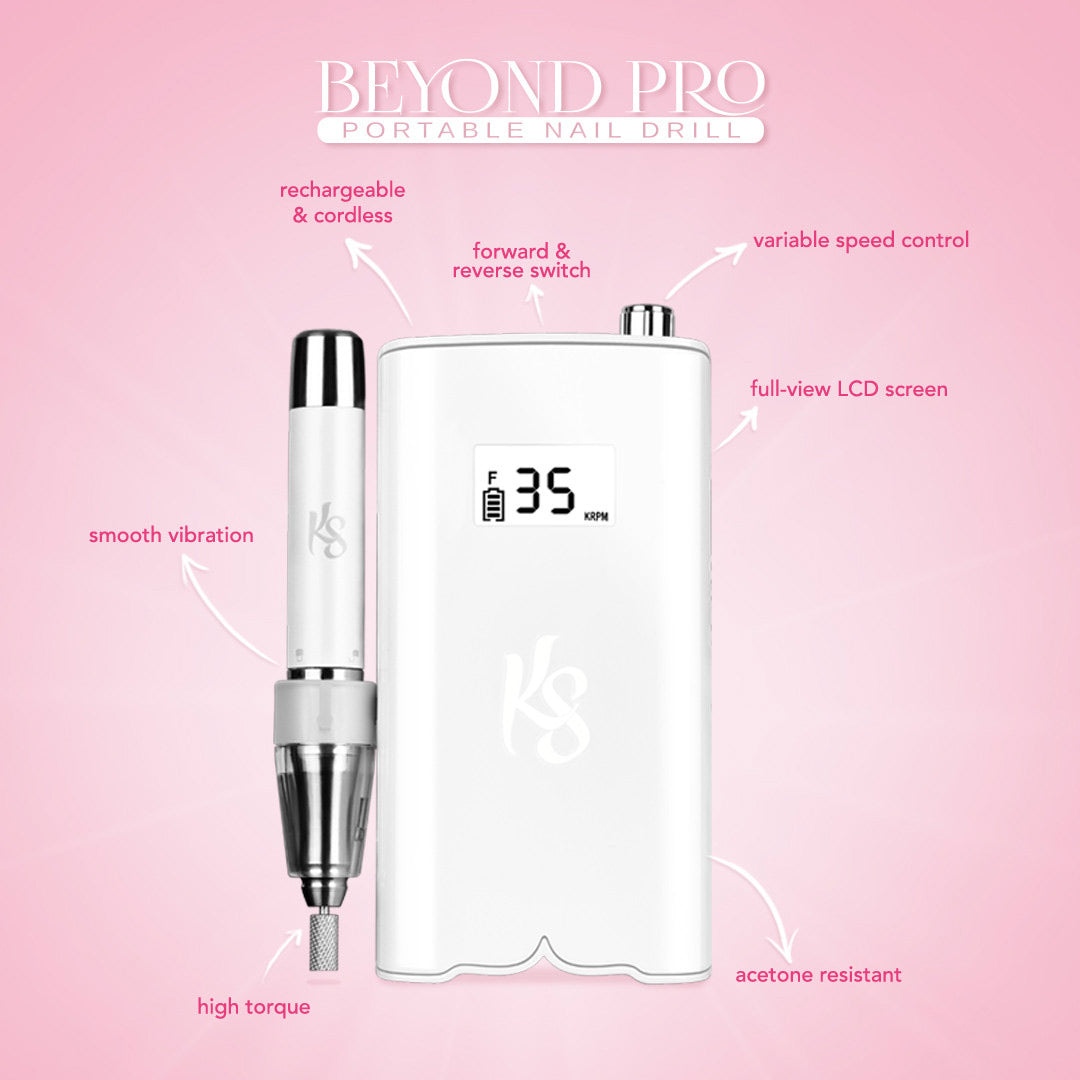Beyond PRO Portable Drill White Nail Drill