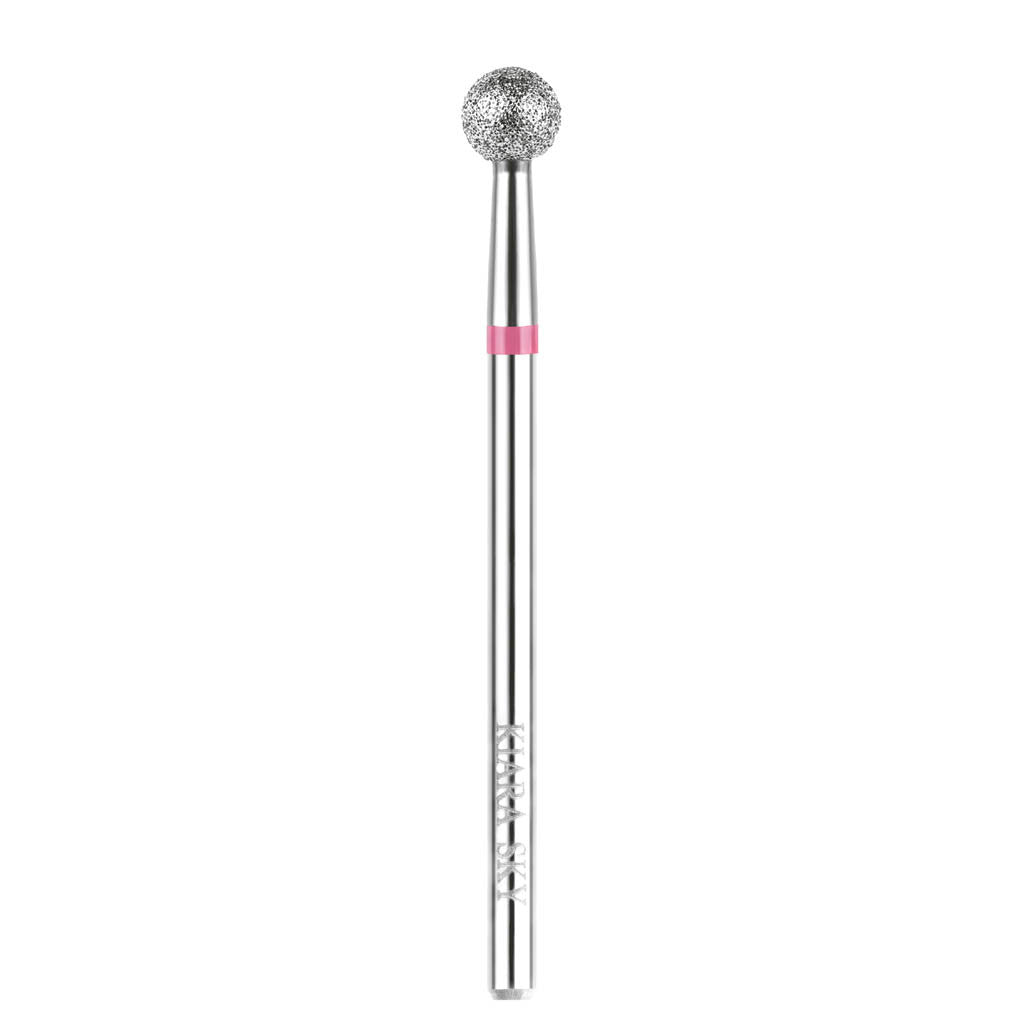 Drill Bit Cuticle Bit Ball Shape Coarse Silver 3/32" Diamond Nail Supplies