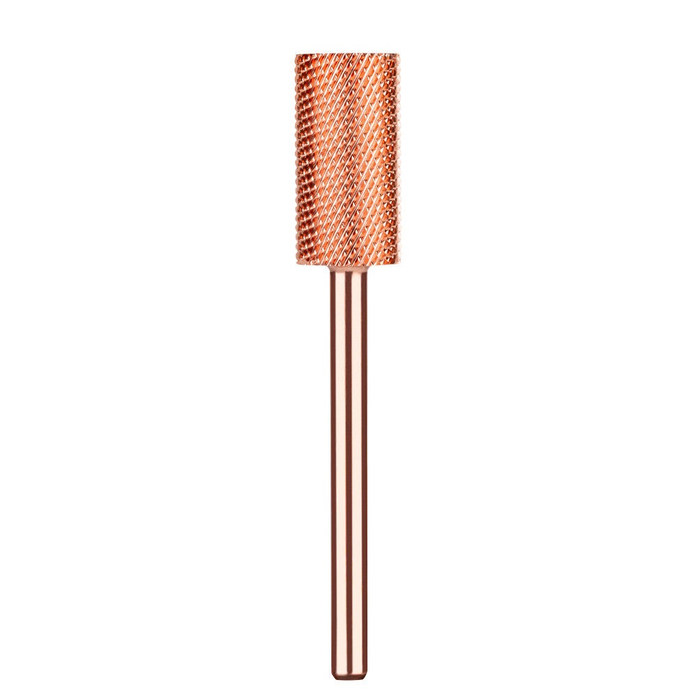 Drill Bit Large Barrel Fine Rose Gold 3/32" Diamond Nail Supplies