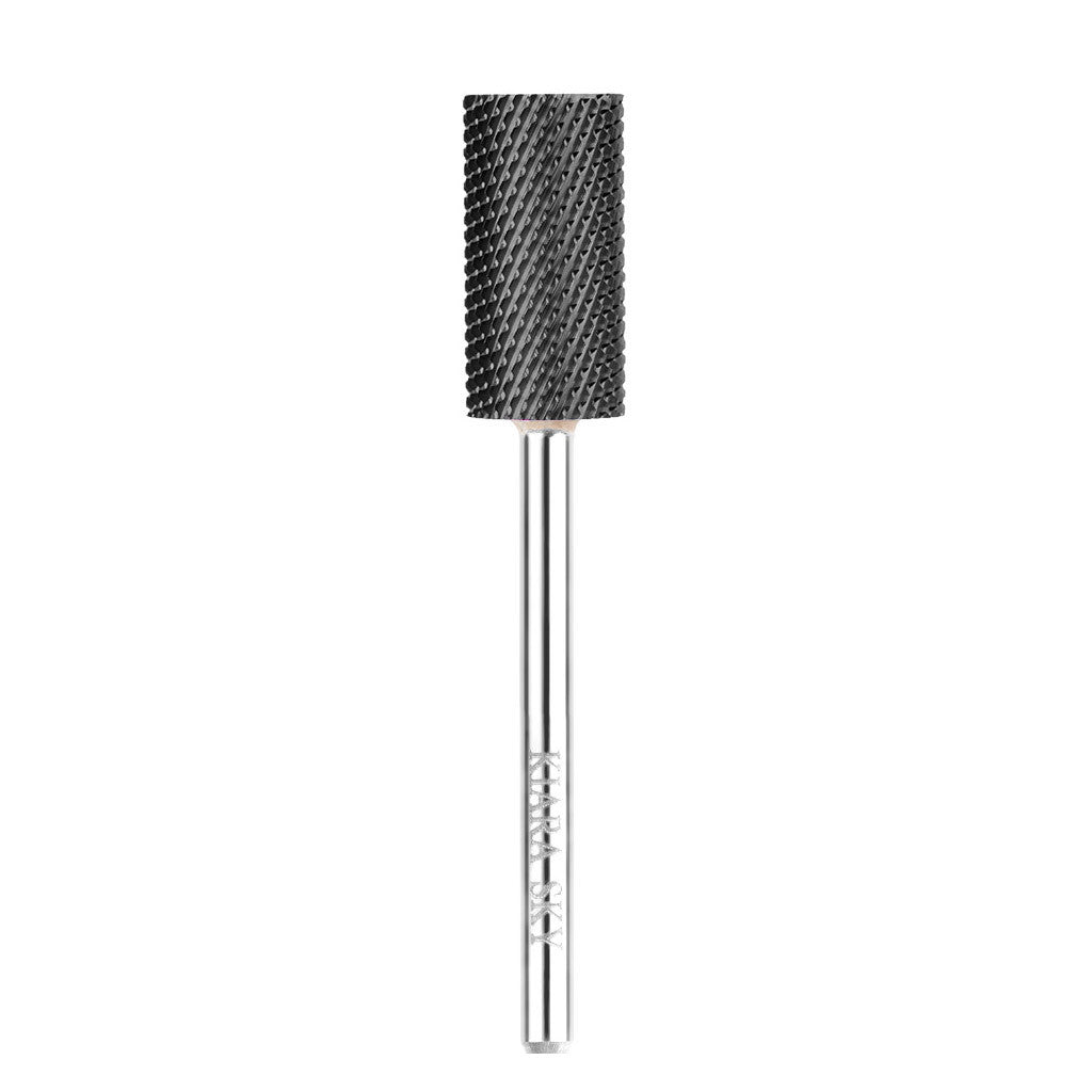 Drill Bit Large Barrel Medium Black 3/32" Diamond Nail Supplies