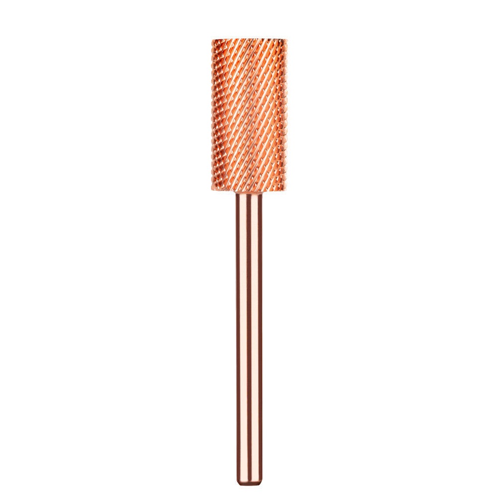 Drill Bit Large Barrel Medium Rose Gold 3/32" Diamond Nail Supplies
