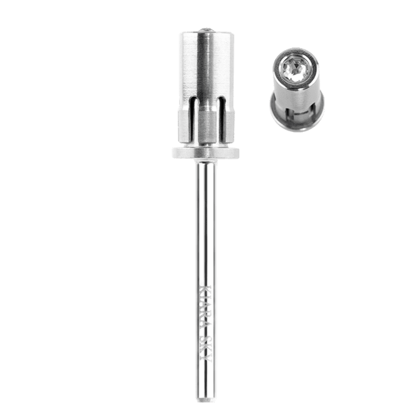 Drill Bit Mandrel Rhinestone Top Silver 3/32" Diamond Nail Supplies