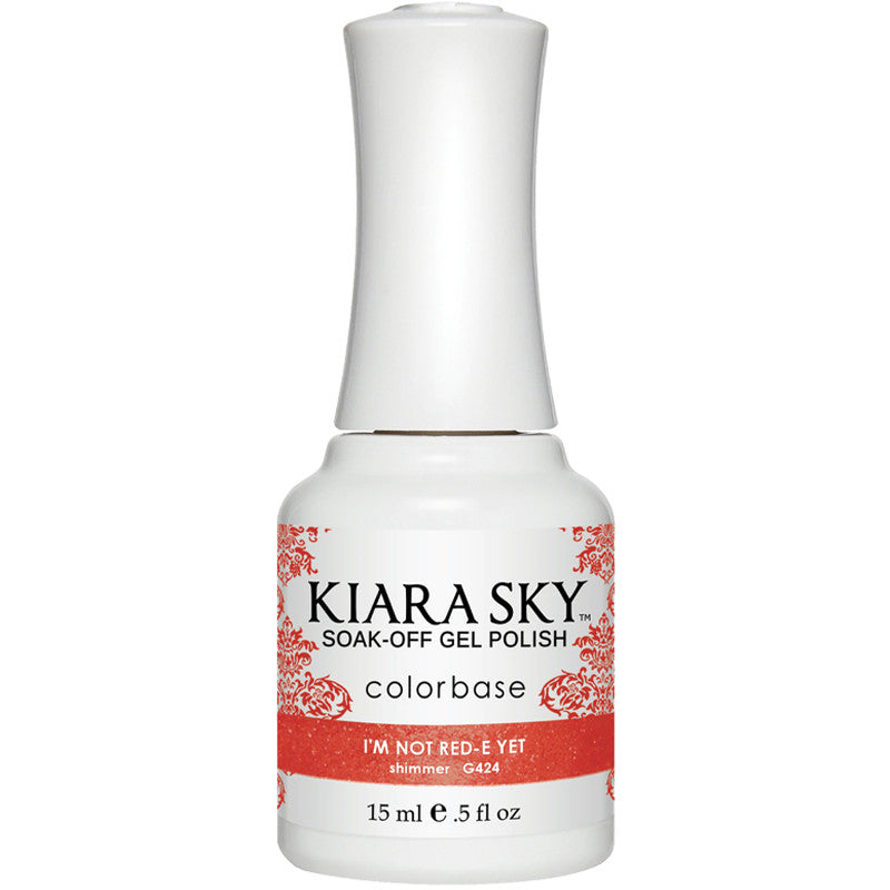 Gel Polish - G424 I'M Not Red-E Yet Diamond Nail Supplies