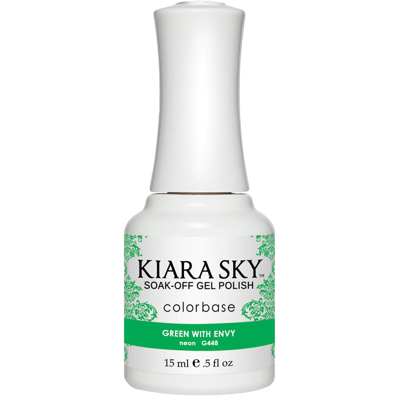 Gel Polish - G448 Green With Envy Diamond Nail Supplies