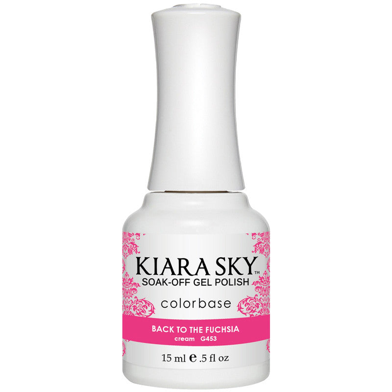 Gel Polish - G453 Back To The Fuchsia Diamond Nail Supplies