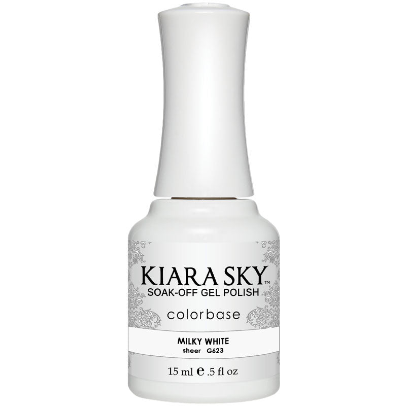 Gel Polish - G623 Milky White Diamond Nail Supplies