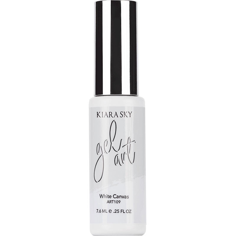 Gel Art - ART109 White Canvas Diamond Nail Supplies