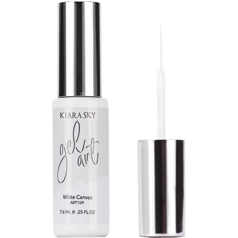 Gel Art - ART109 White Canvas Diamond Nail Supplies