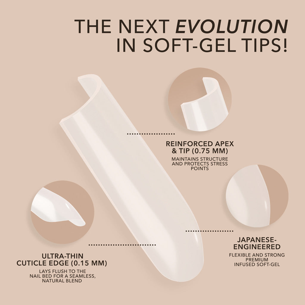 Natural Gel Extensions - NSSTL Stiletto L (Sculpted)