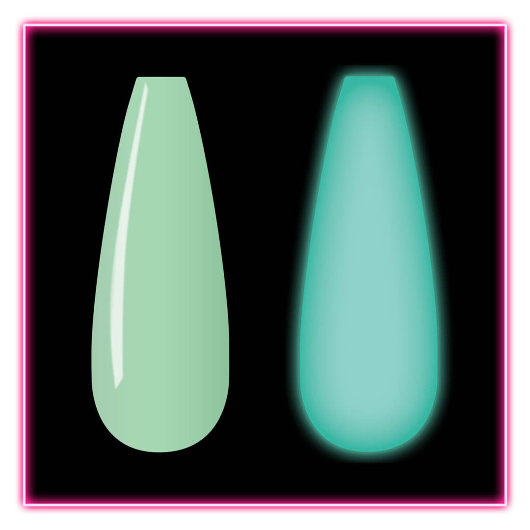 Glow Dip - DG116 Hint Of Mint Diamond Nail Supplies