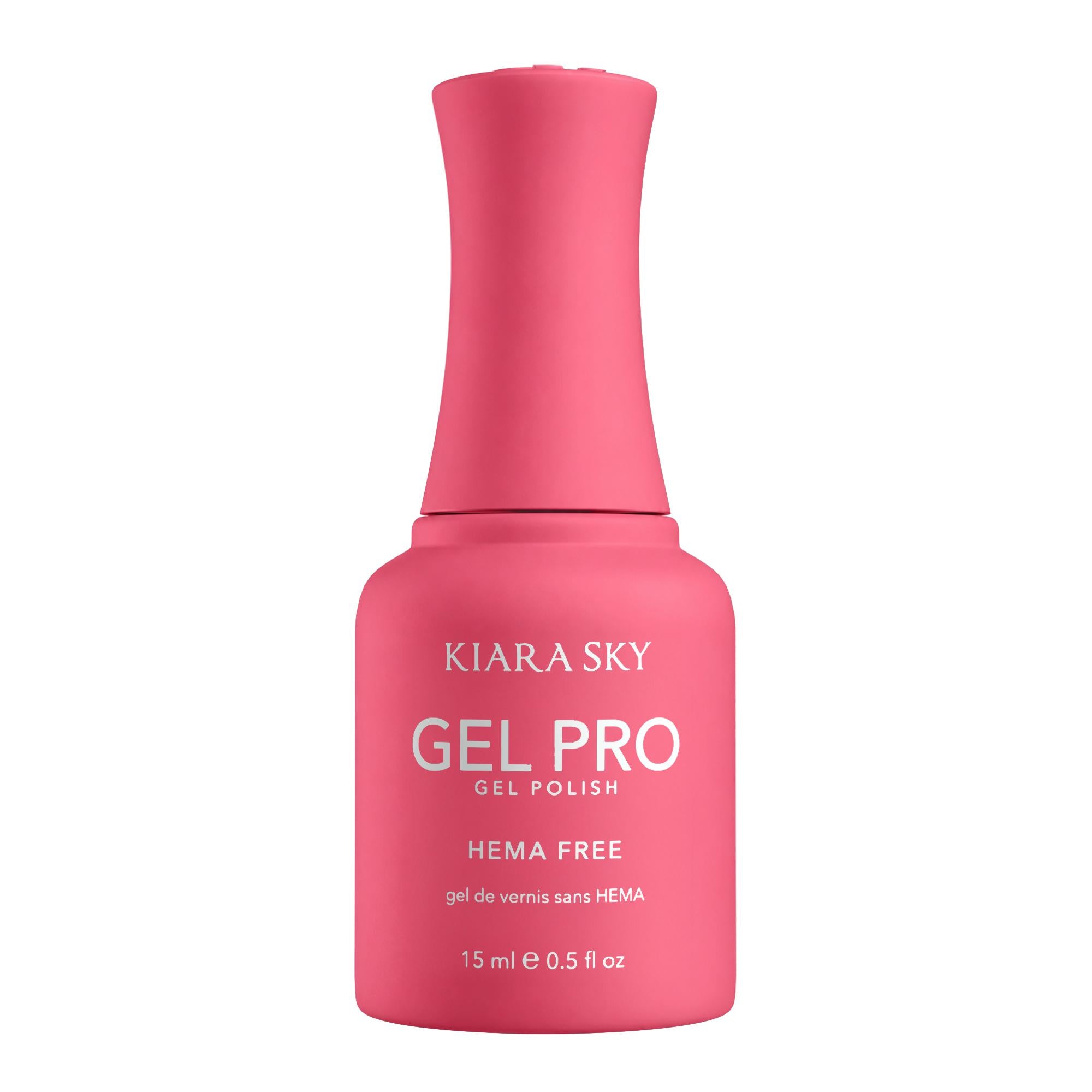 Kiara Sky Gel Pro Gel Polish Blush You Were Here HFG182. HEMA-free gel polish, 15 ml (0.5 fl oz), featured as a product for the Club Riviera collection.