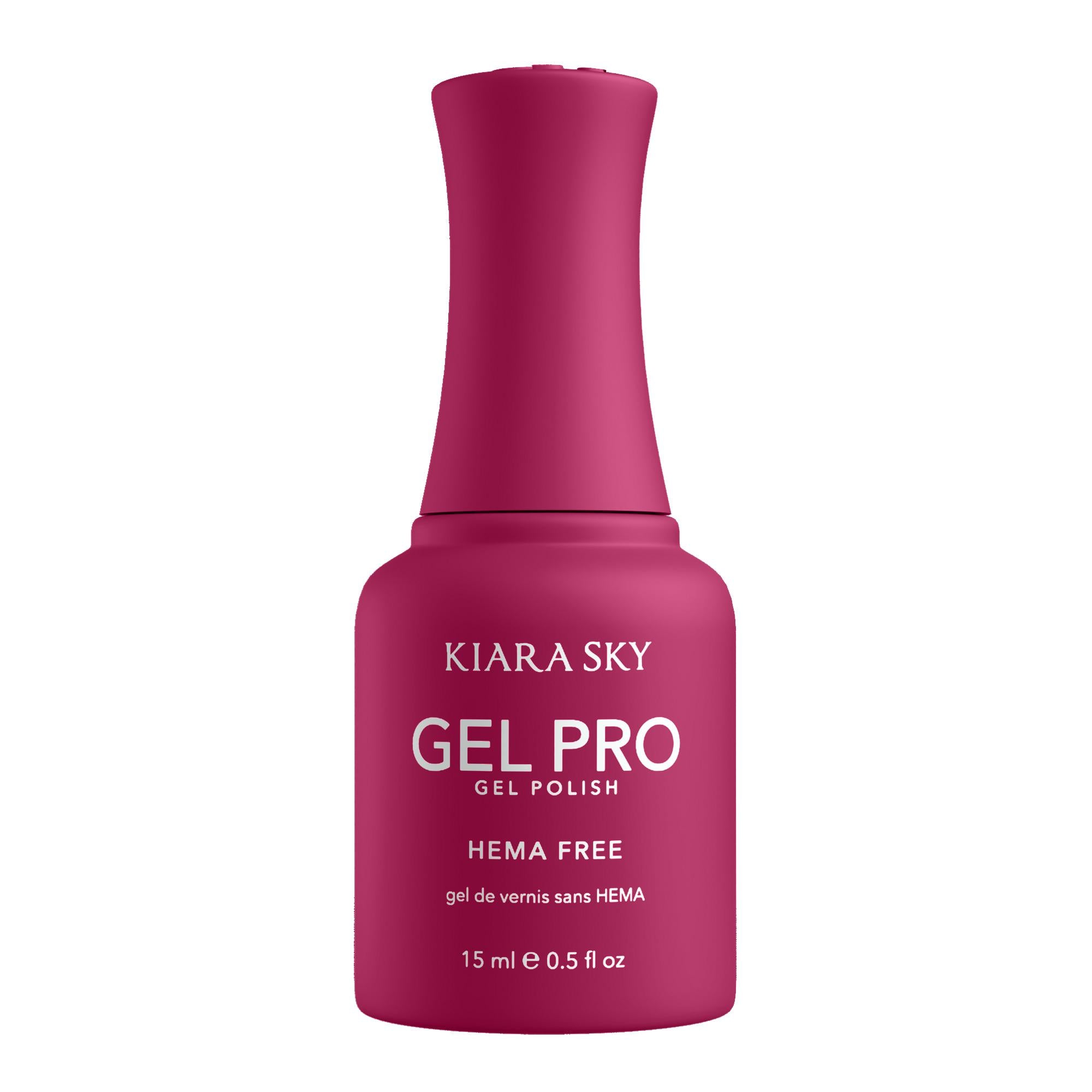 Kiara Sky Gel Pro Gel Polish Rosey Lips HFG184. HEMA-free gel polish, 15 ml (0.5 fl oz), featured as a product for the Club Riviera collection.