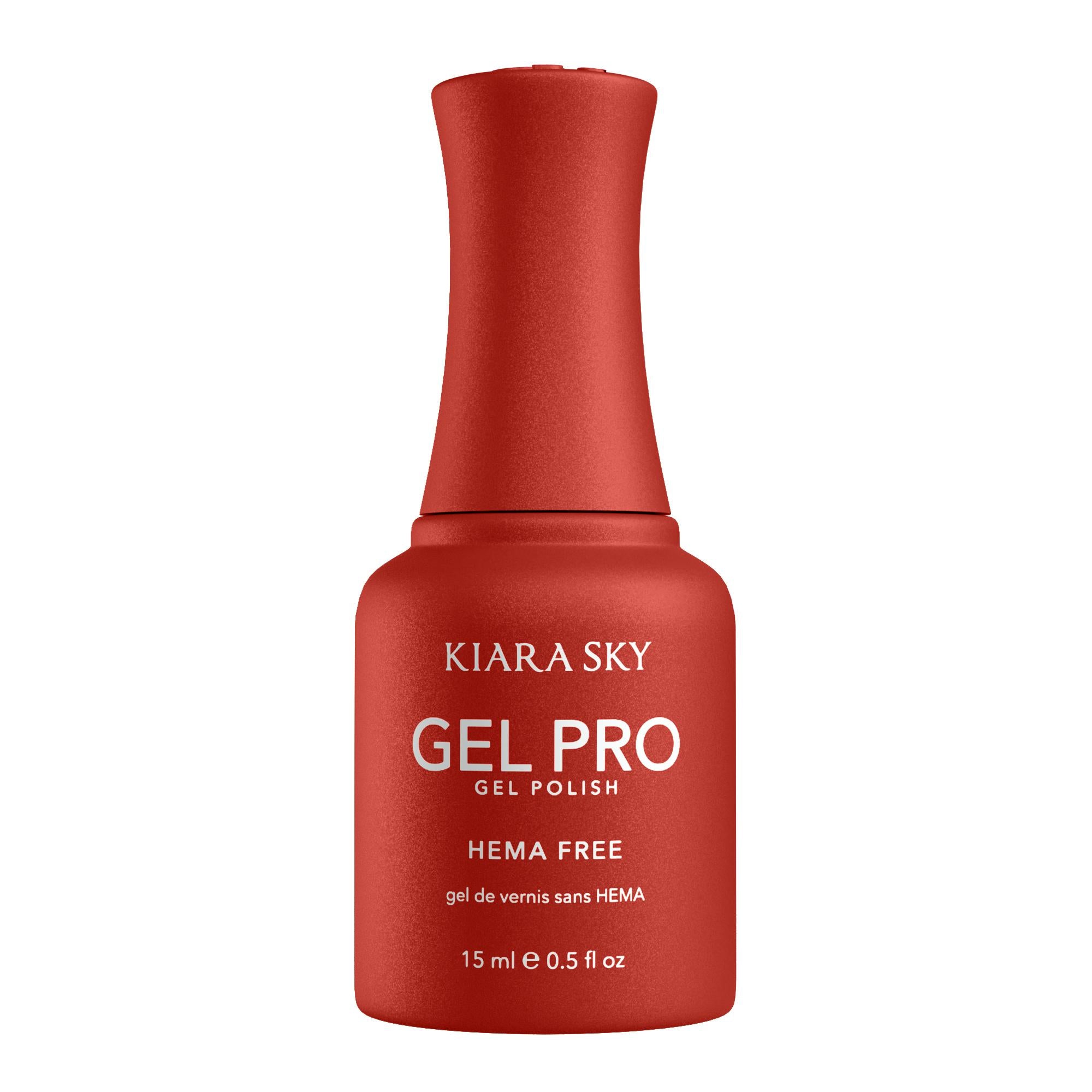 Kiara Sky Gel Pro Gel Polish Sun Baked HFG186. HEMA-free gel polish, 15 ml (0.5 fl oz), featured as a product for the Club Riviera collection.
