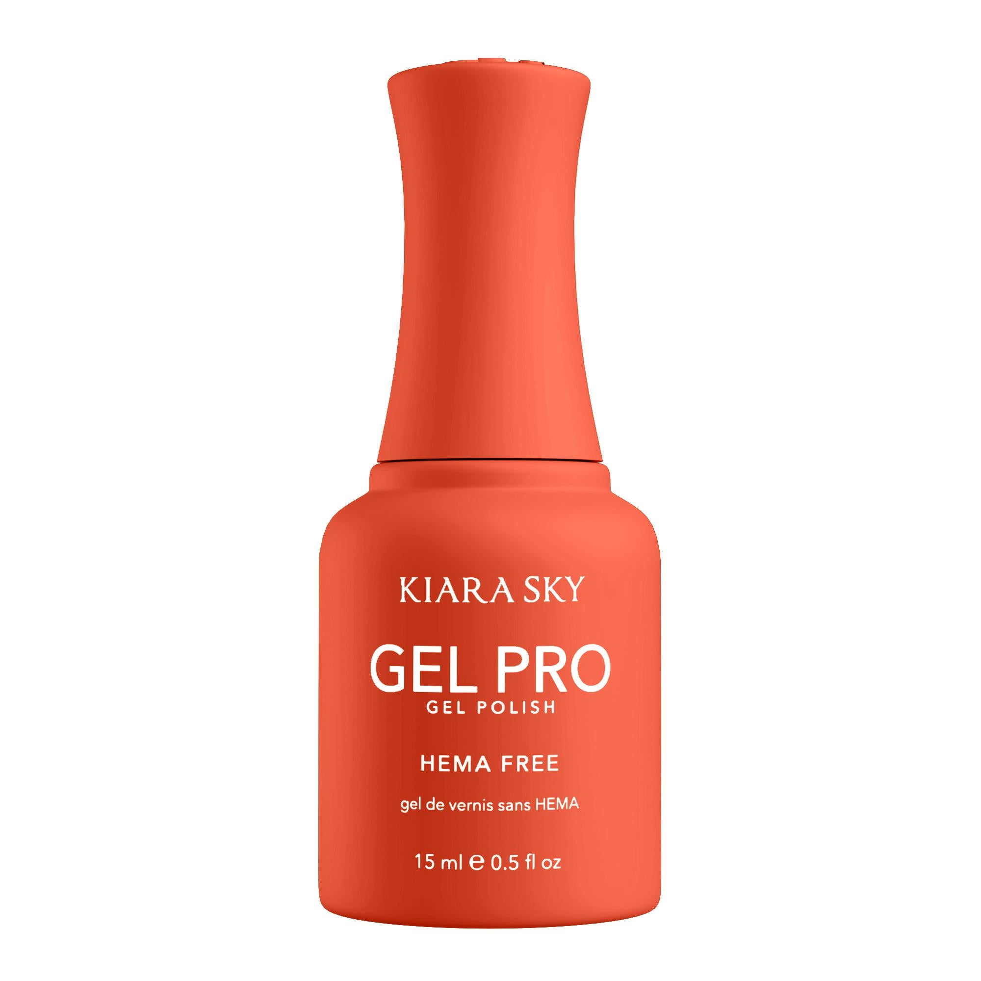 Kiara Sky Gel Pro Gel Polish Served Hot HFG187. HEMA-free gel polish, 15 ml (0.5 fl oz), featured as a product for the Club Riviera collection.