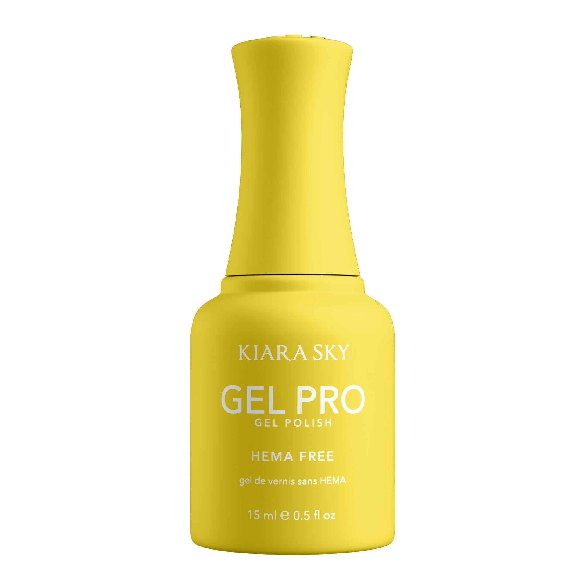Kiara Sky Gel Pro Gel Polish Lemon Sorbet HFG188. HEMA-free gel polish, 15 ml (0.5 fl oz), featured as a product for the Club Riviera collection.