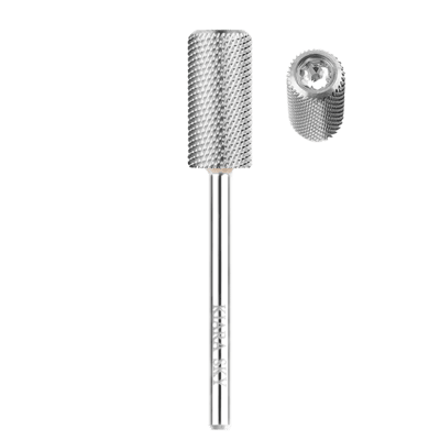 Drill Bit Large Barrel Fine Silver 3/32" Diamond Nail Supplies