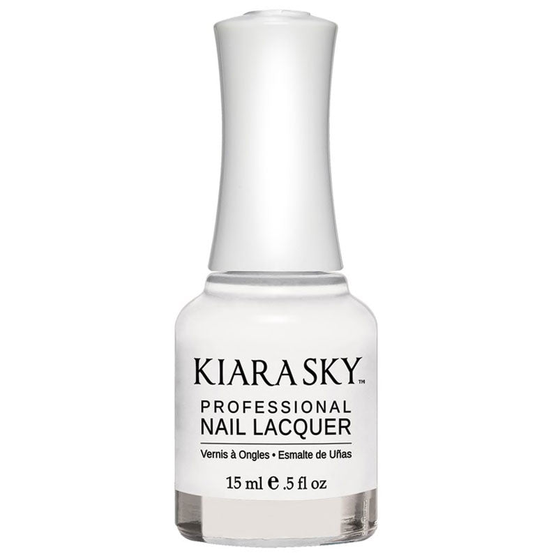 Nail Lacquer - N401 Pure White Diamond Nail Supplies