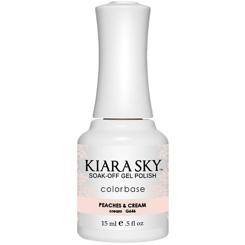 Gel Polish - G646 Peaches and Cream Diamond Nail Supplies