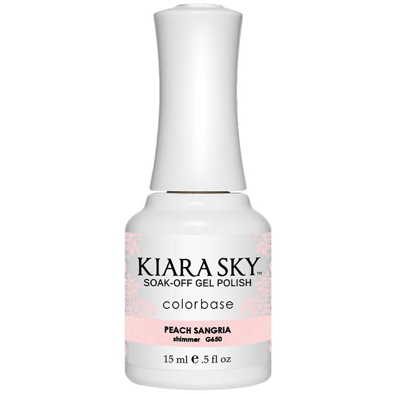 Gel Polish - G650 Peach Sangria Diamond Nail Supplies