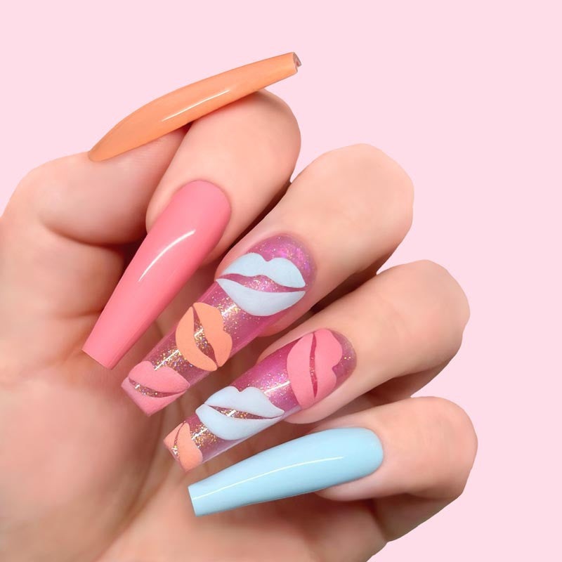 Nail Lacquer - N649 Spring Shower Diamond Nail Supplies