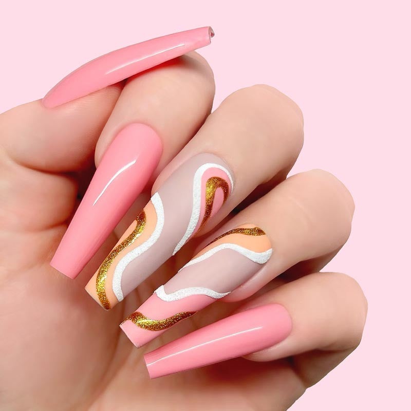 Dip Powder - D647 RSVPeach Diamond Nail Supplies