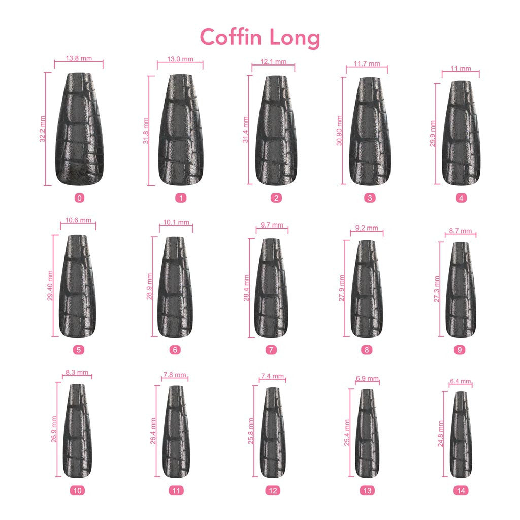 xPress Pro Press-On Nail Tips - XPCL03 lnsti-gator Diamond Nail Supplies