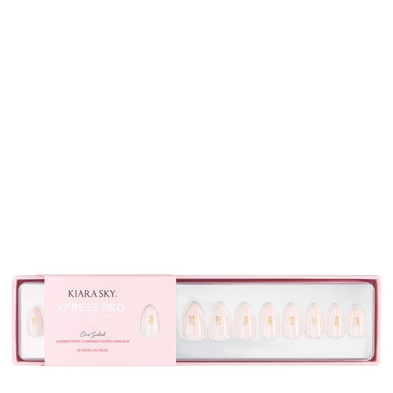 xPress Pro Press-On Nail Tips - XPAS03 One Sided Diamond Nail Supplies