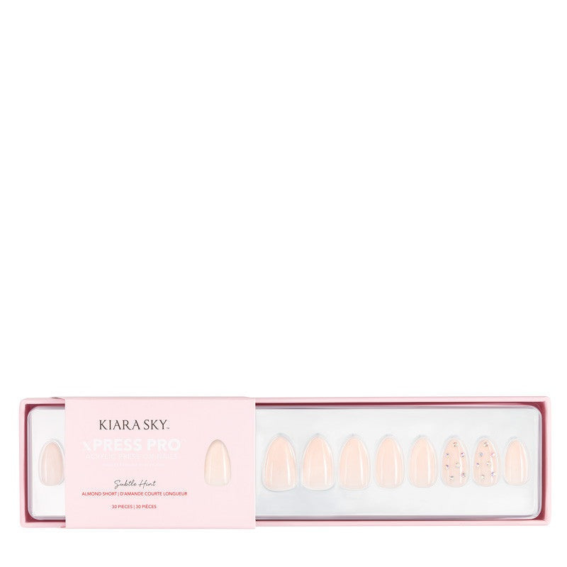 xPress Pro Press-On Nail Tips - XPAS07 Subtle Hint Diamond Nail Supplies