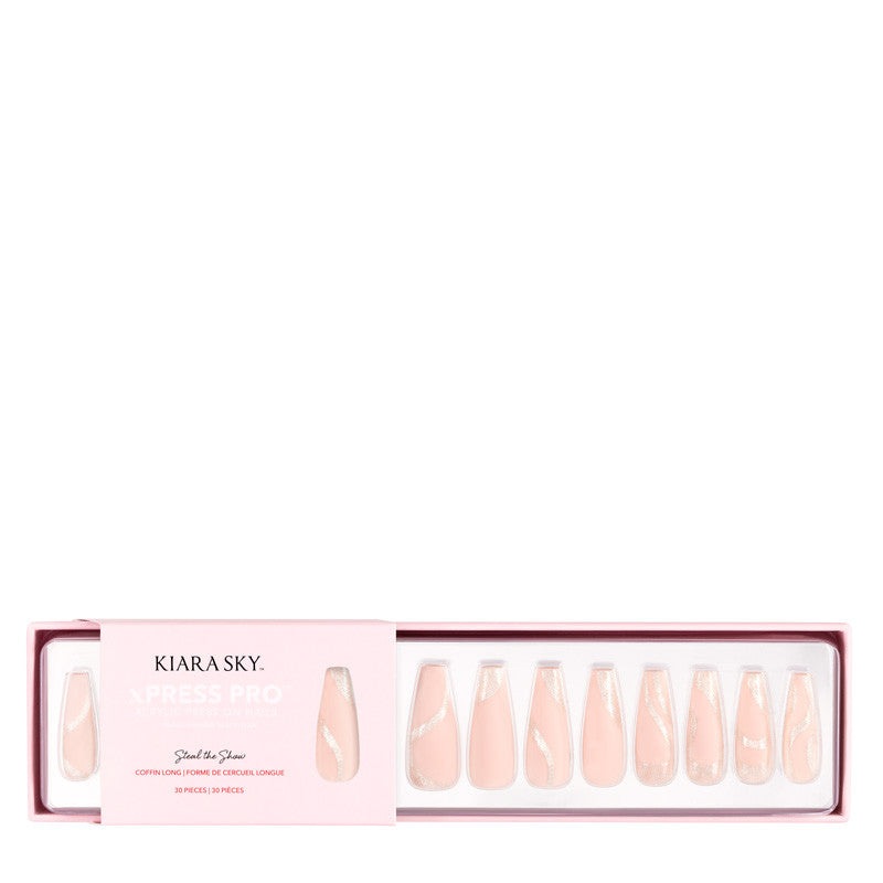 xPress Pro Press-On Nail Tips - XPCL01 Steal the Show Diamond Nail Supplies