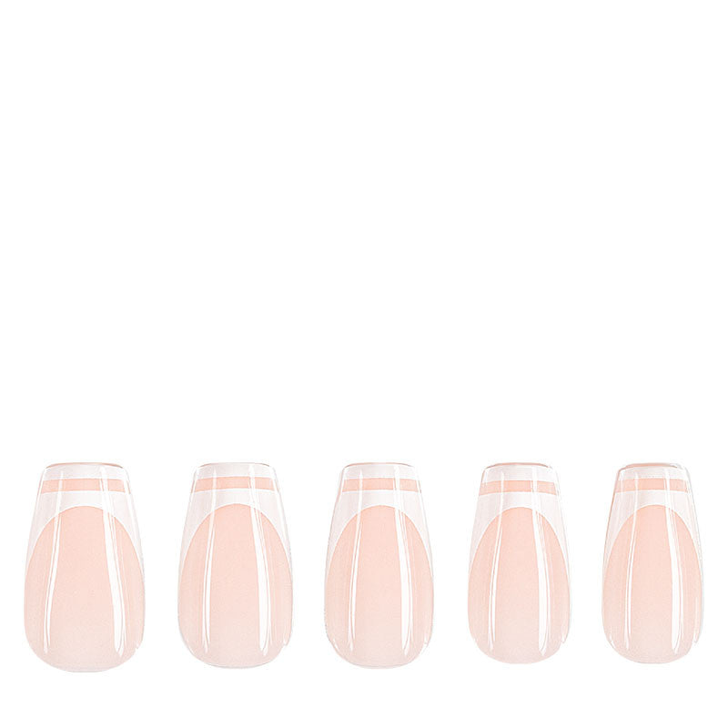 xPress Pro Press-On Nail Tips - XPCS06 Modern French Diamond Nail Supplies