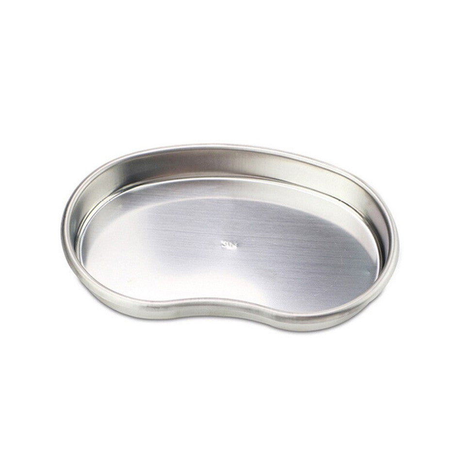 Kidney Shaped Stainless Steel Dish Medium Diamond Nail Supplies