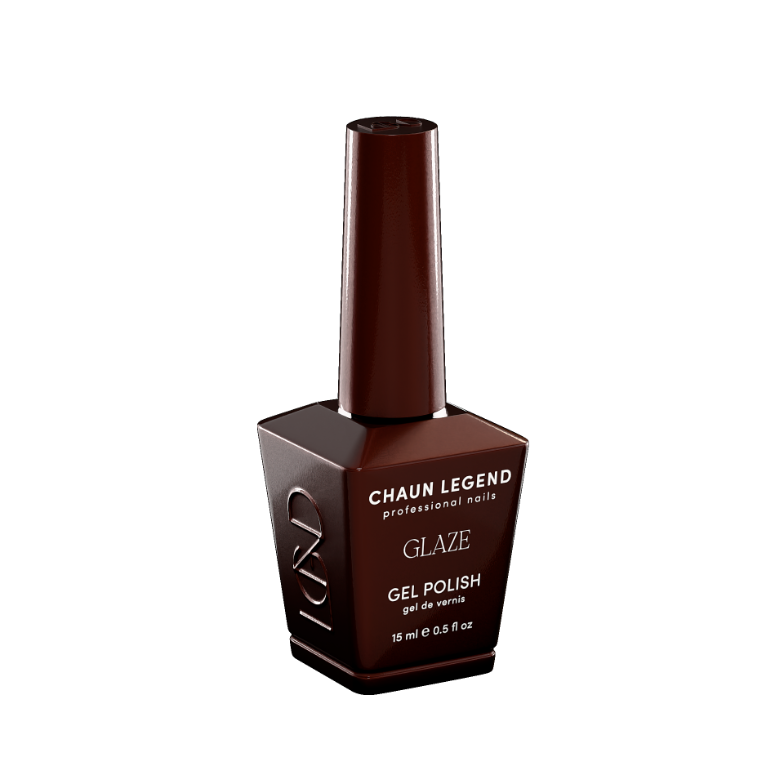 Chaun Legend Glaze Gel Polish bottle Chaun-yacRoyale LGG11. Professional gel polish, 15 ml (0.5 fl oz), featured in the Glaze Collection