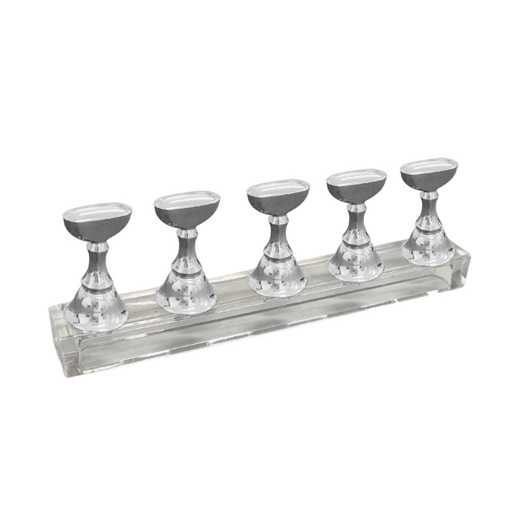 Nail Holder Magnetic Display Stand - Silver Diamond Nail Supplies