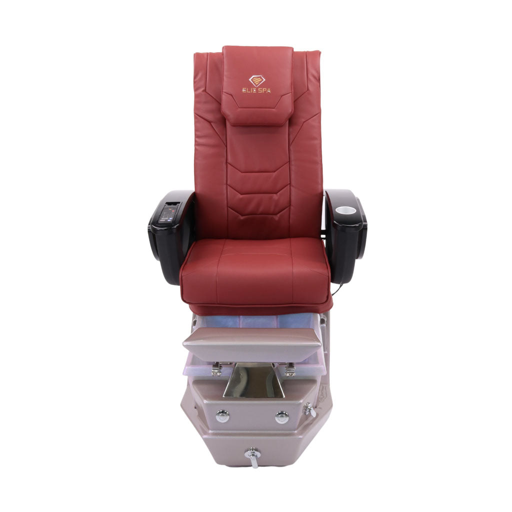 Pedicure Spa Chair - Maximus Black | Burgundy | Grey Pedicure Chair