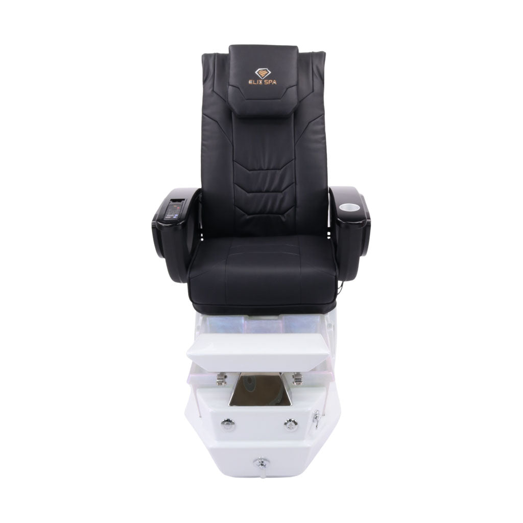 Pedicure Spa Chair - Maximus Black | Black | White Pedicure Chair