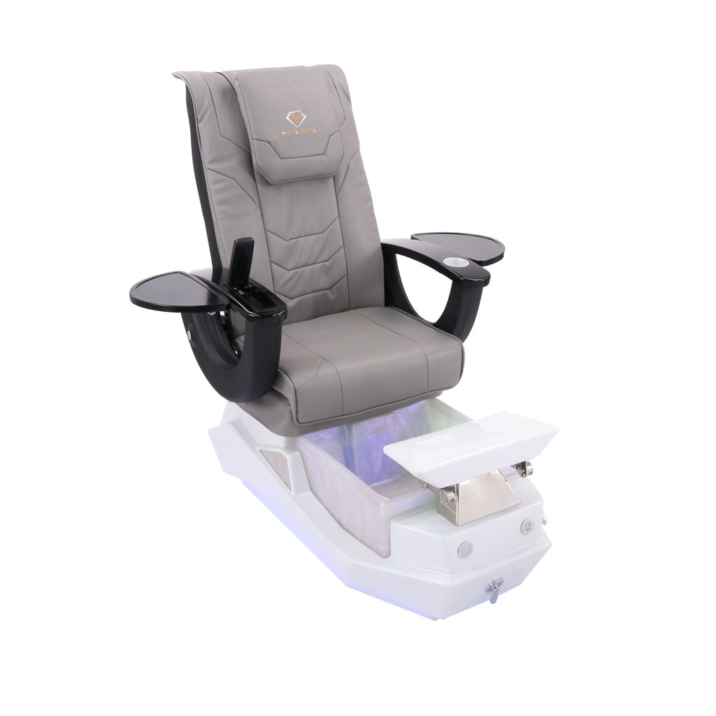 Pedicure Spa Chair - Maximus Black | Grey | White Pedicure Chair