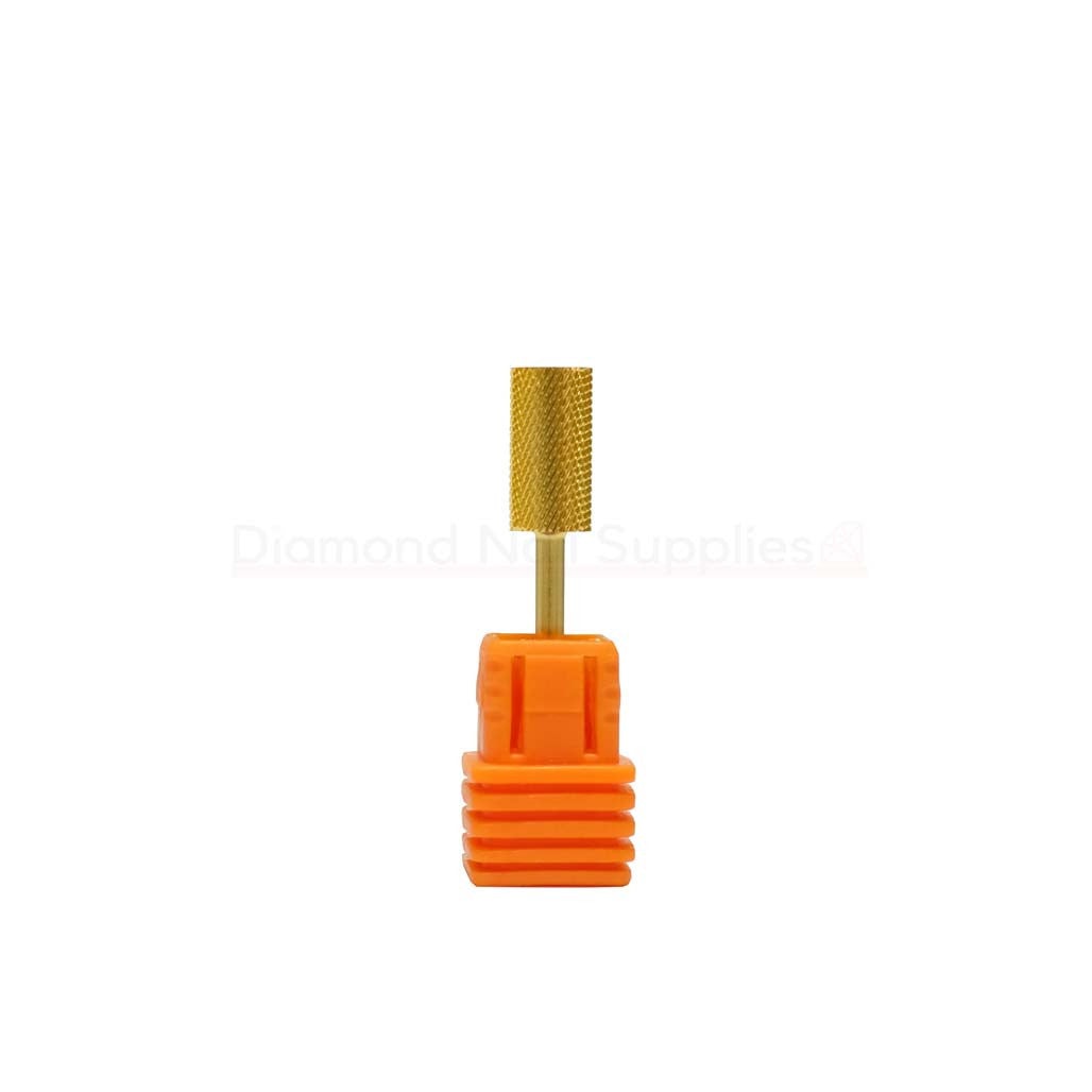 Drill Bit Large Barrel M Gold 3/32" Diamond Nail Supplies