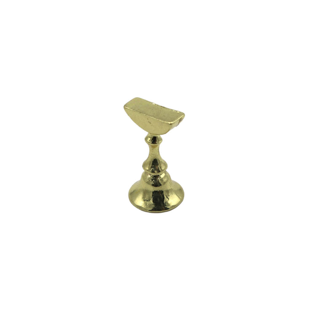 Nail Holder Alloy Crystal Display Stand - Gold Diamond Nail Supplies