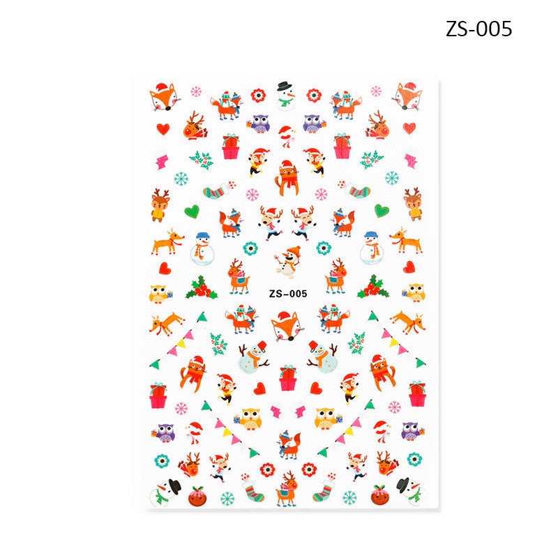 Nail Sticker - Christmas ZS005 Diamond Nail Supplies