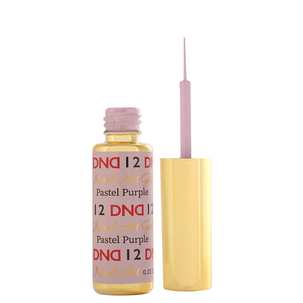 Nail Art Liner - 12 Pastel Purple Diamond Nail Supplies
