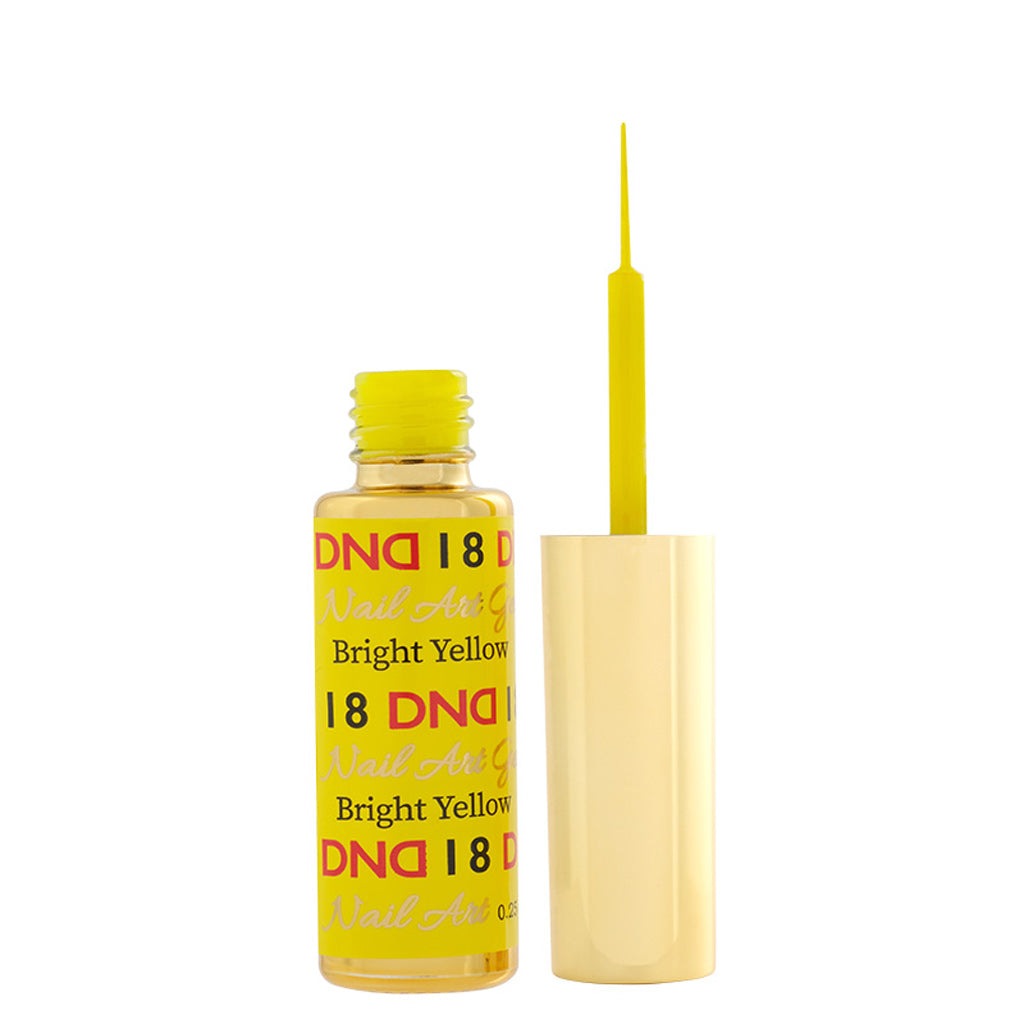 Nail Art Liner - 18 Bright Yellow Diamond Nail Supplies