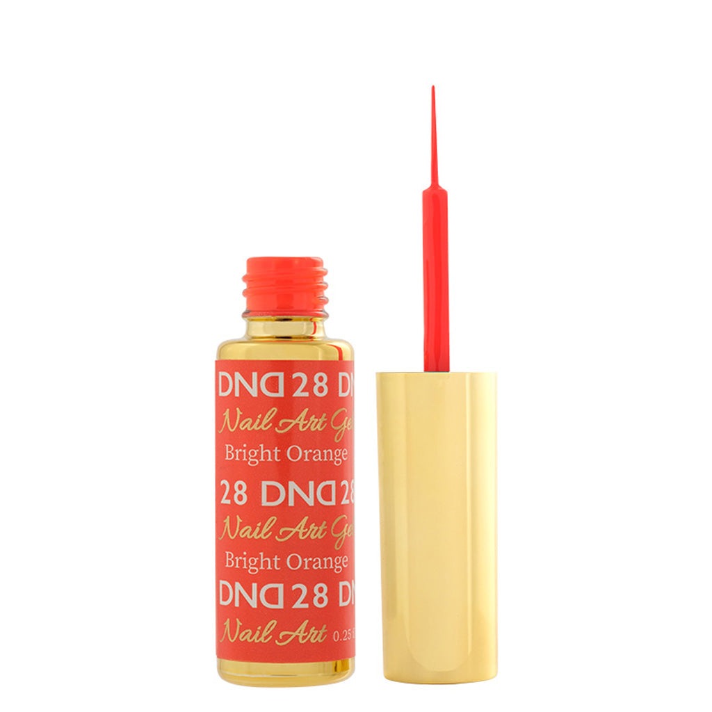 Nail Art Liner - 28 Bright Orange Diamond Nail Supplies