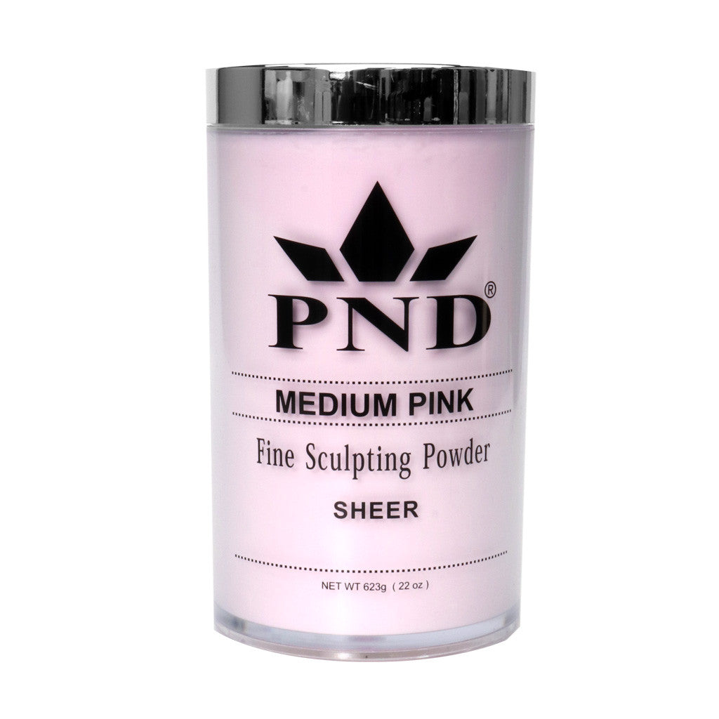 Medium Pink Sculpting Powder Sheer 22oz Diamond Nail Supplies