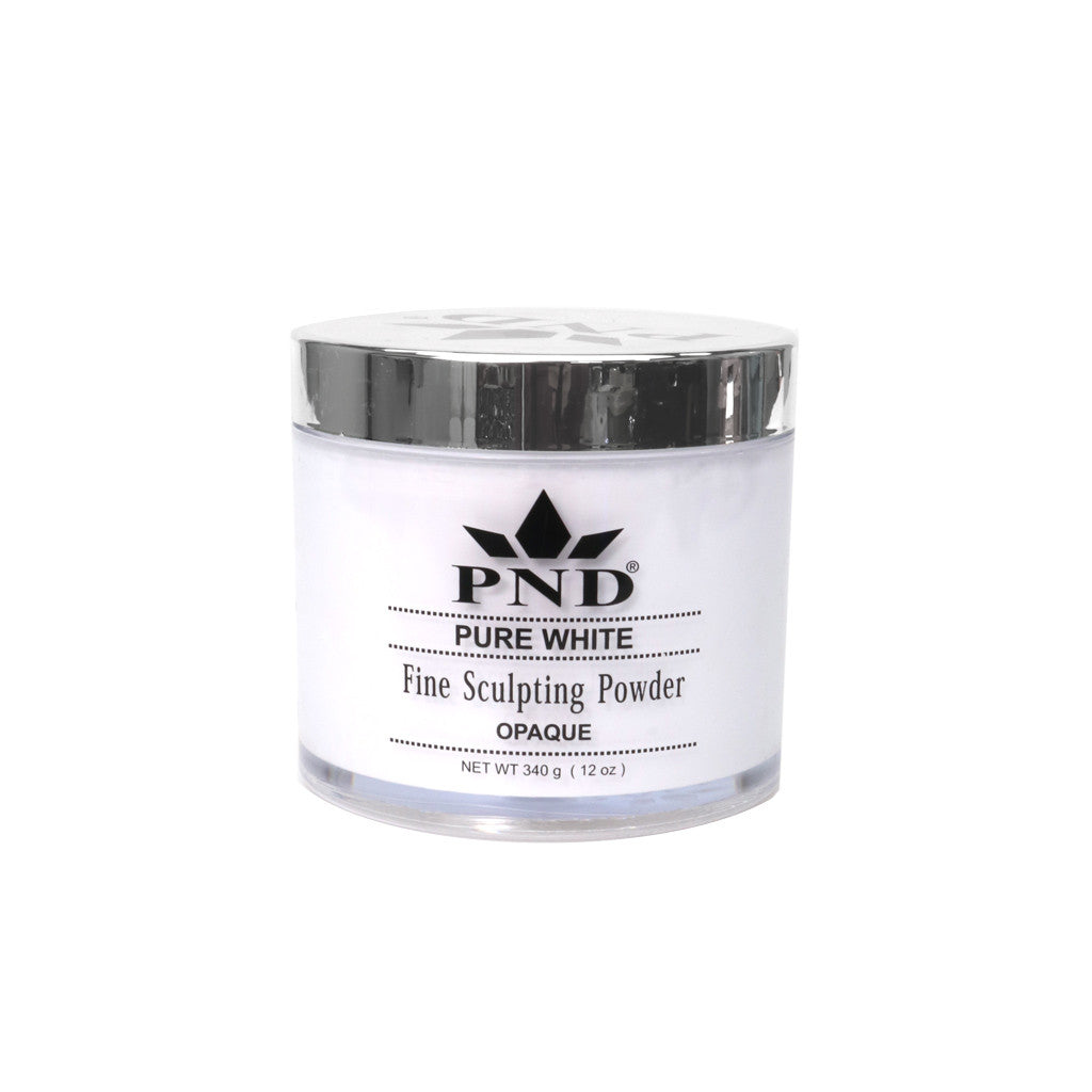 Pure White Sculpting Powder Opaque 12oz Diamond Nail Supplies