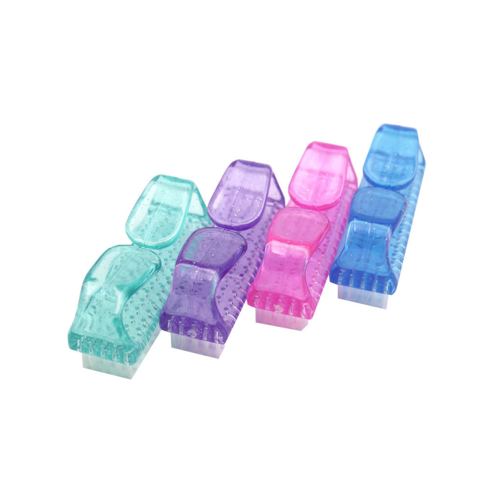 Pedi Brush Clear Assorted Colours Diamond Nail Supplies