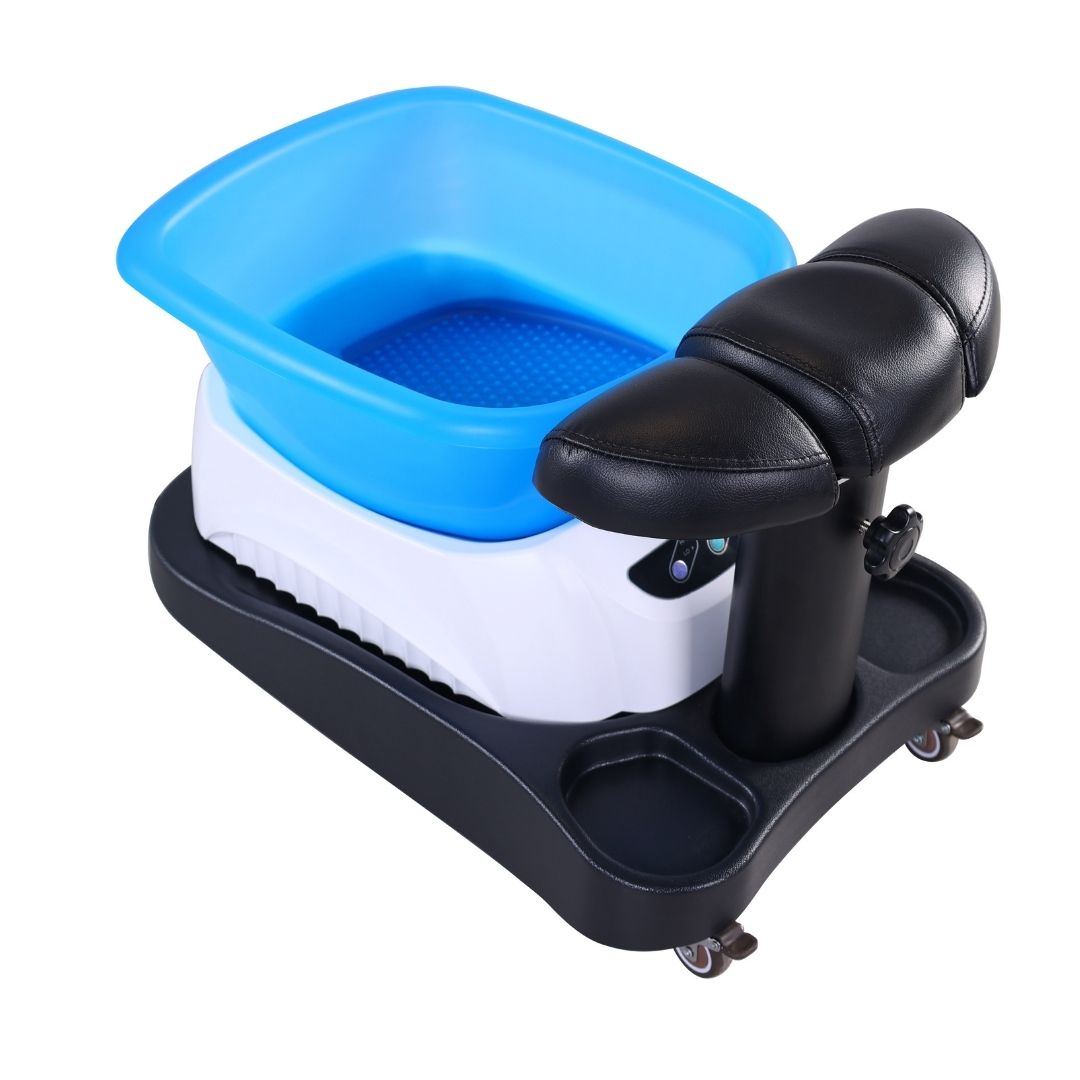 Pedicure Foot Stand - Black for Pipeless Pedicure Spa