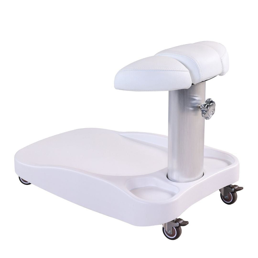 Pedicure Foot Stand - White for Pipeless Pedicure Spa