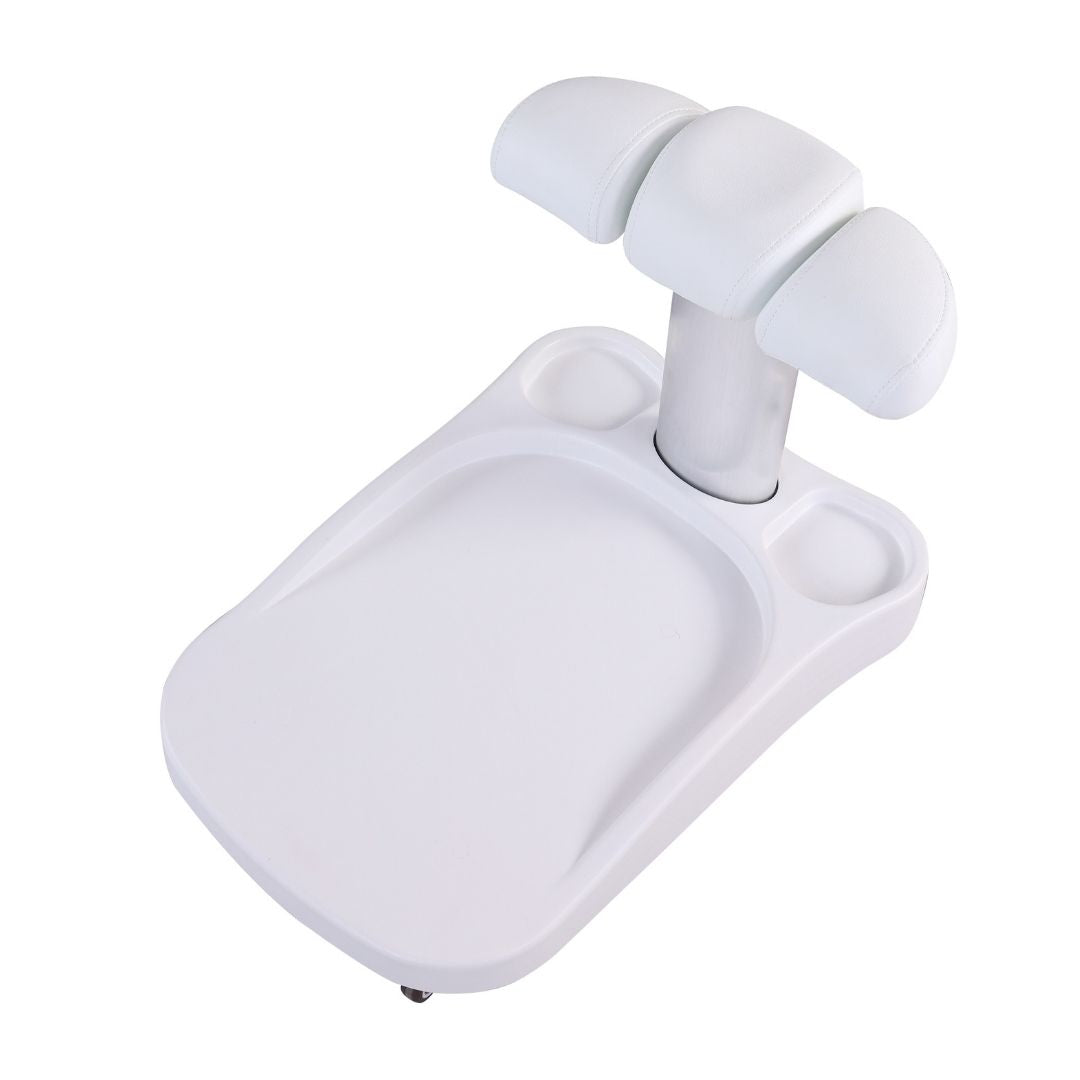Pedicure Foot Stand - White for Pipeless Pedicure Spa