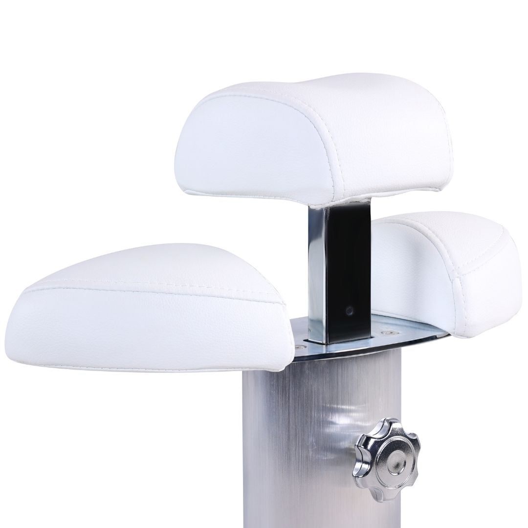 Pedicure Foot Stand - White for Pipeless Pedicure Spa